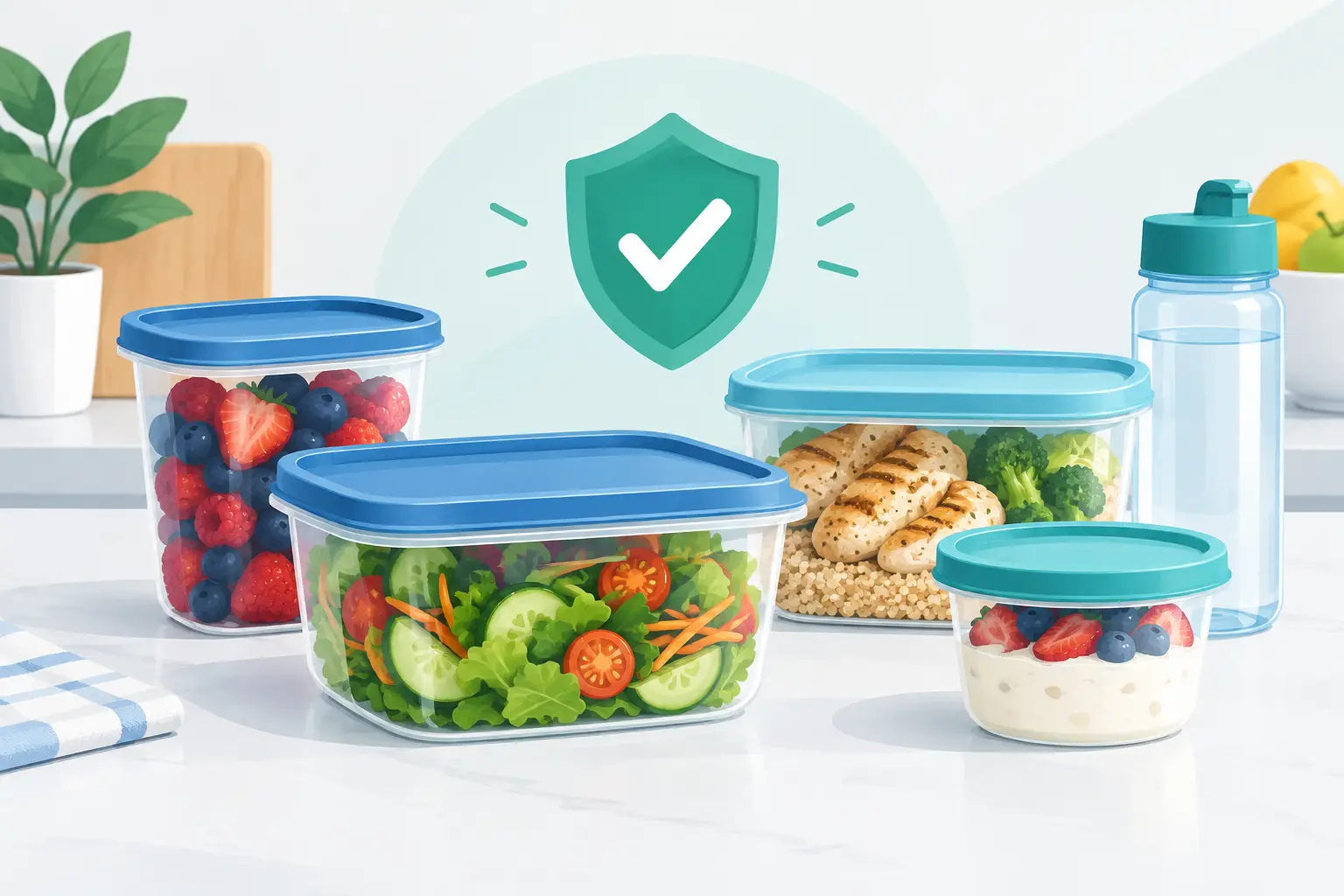 Are Plastic Containers Safe for Food and Drinks?