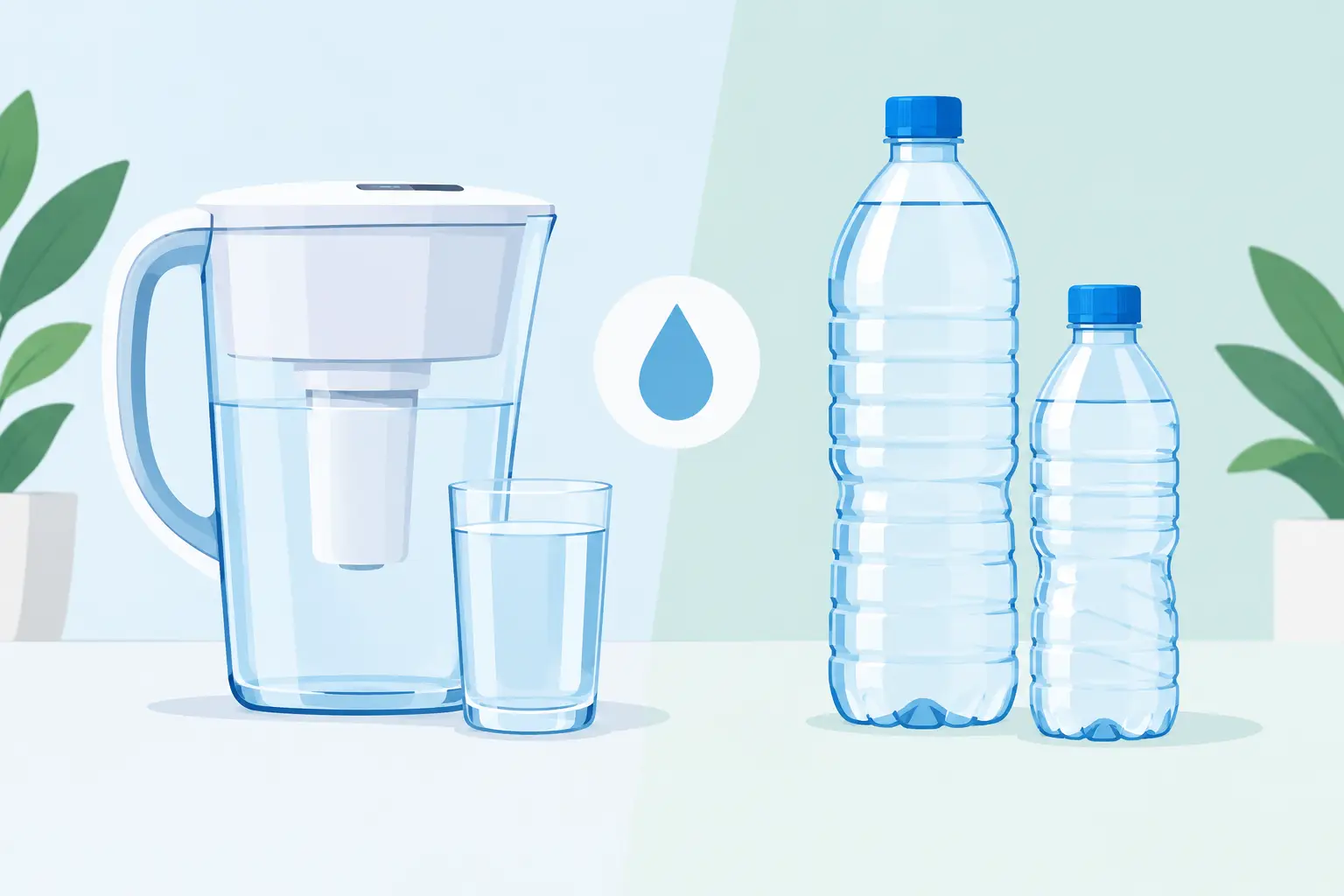 Filtered Water Versus Bottled Water Compared