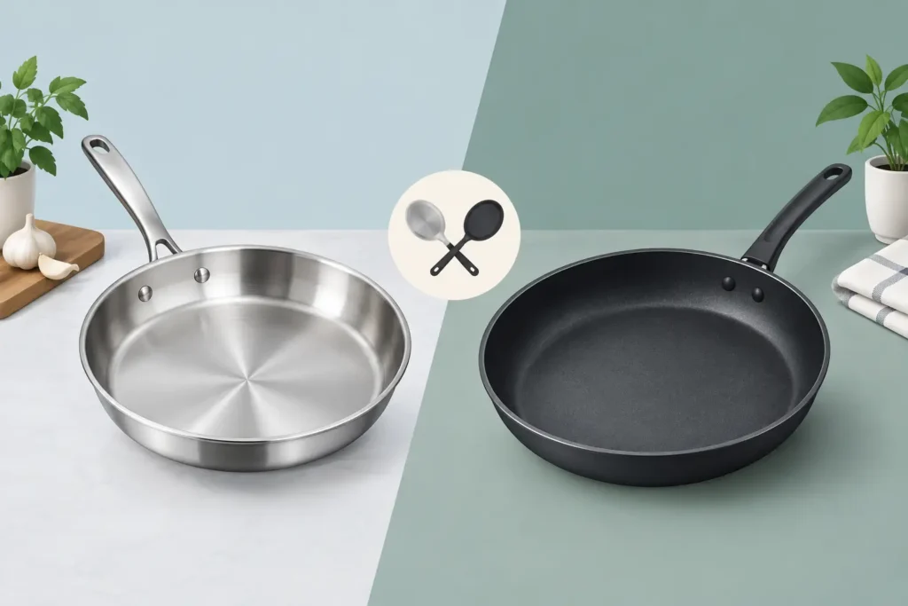 Stainless Steel Versus Nonstick: Which Pan Wins?
